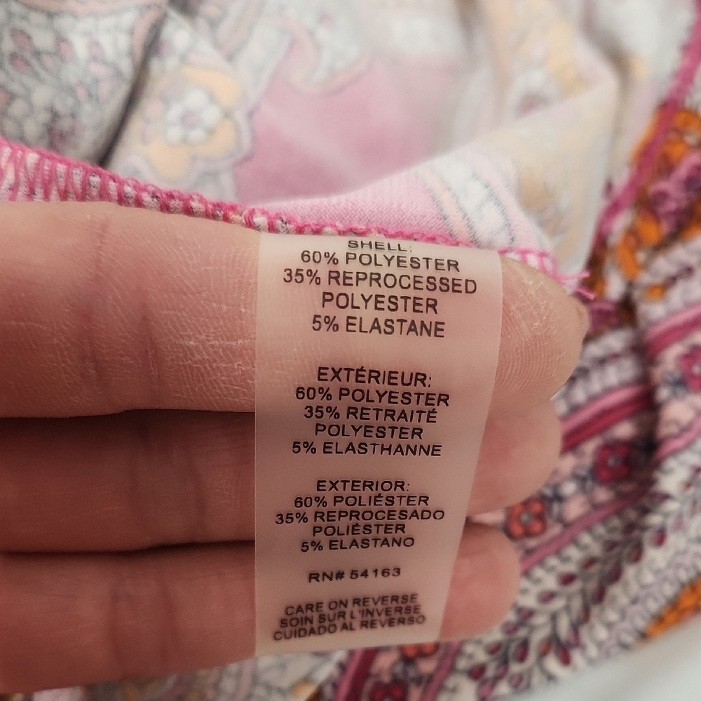 NWT Tommy Hilfiger Paisley Print Pink Dress, size 10 - Picture 9 of 10